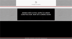 Desktop Screenshot of barnespipe.com